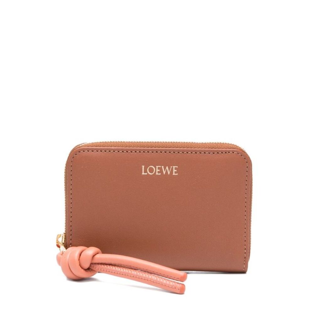 Loewe Women Knot Leather Coin Purse